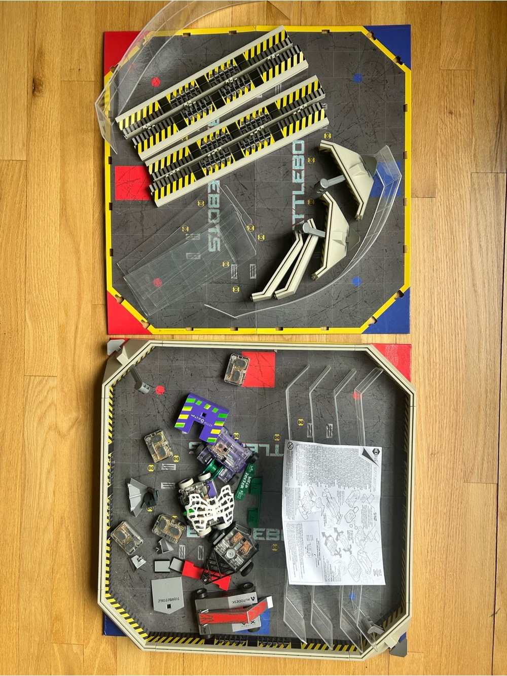 HEXBUG BattleBots Arena Witch Doctor & Bronco Set Used Lot For Parts Untested